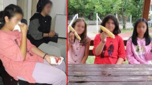 Bahçesinden 3 mısır kopardıkları için peşlerine düştüğü kız çocuklarını acımasızca yumrukladı