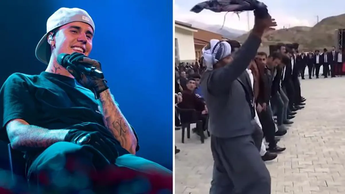 Ünlü şarkıcı Justin Bieber, "Şemdinlili Sofi Ömer"in halay videosunu paylaştı